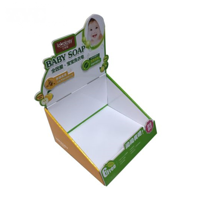 Point of Sale Corrugated Paper Cardboard Tabletop Display Stand Box