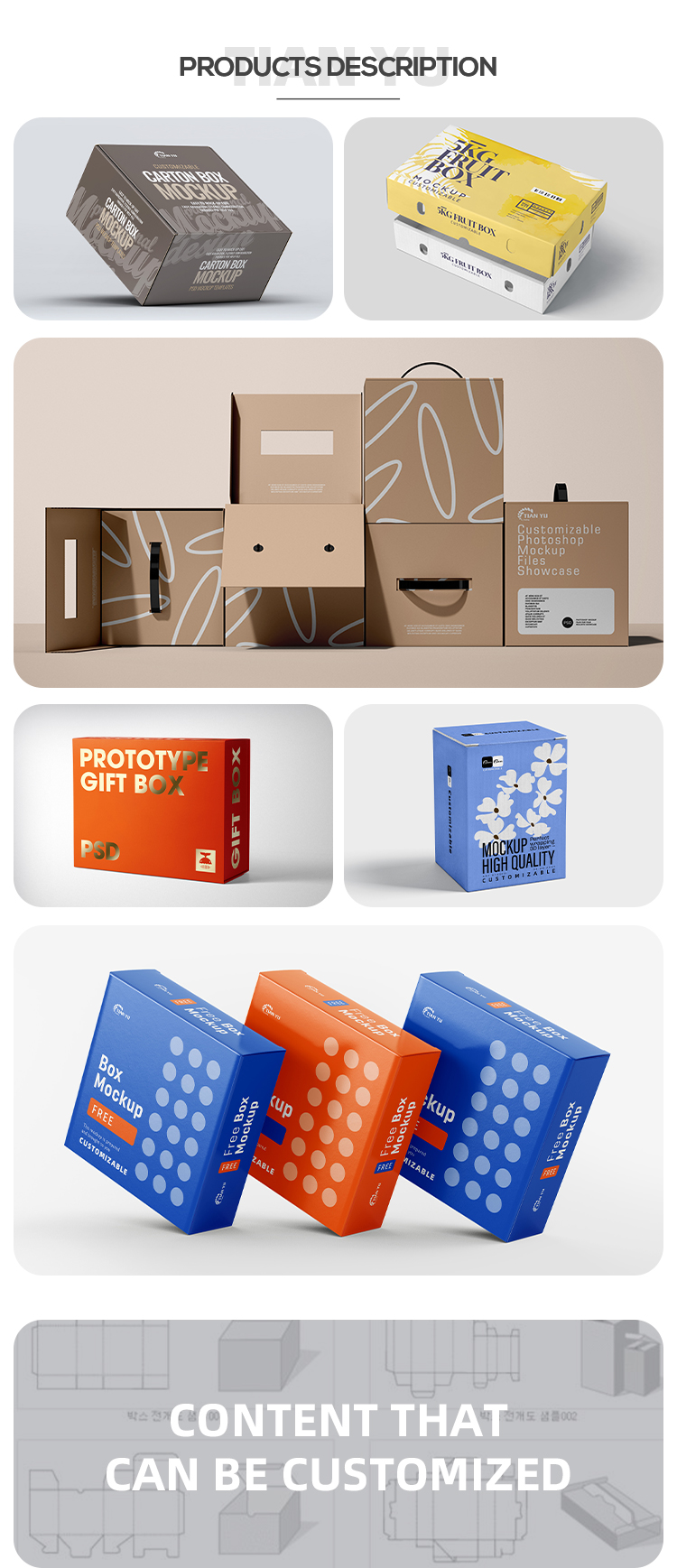 Product Specification Banner