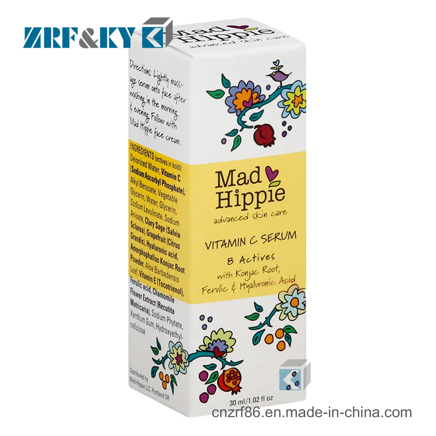 Custom Logo Sustainable Printed Small Cosmetic Paper Package Cardboard Kraft Box