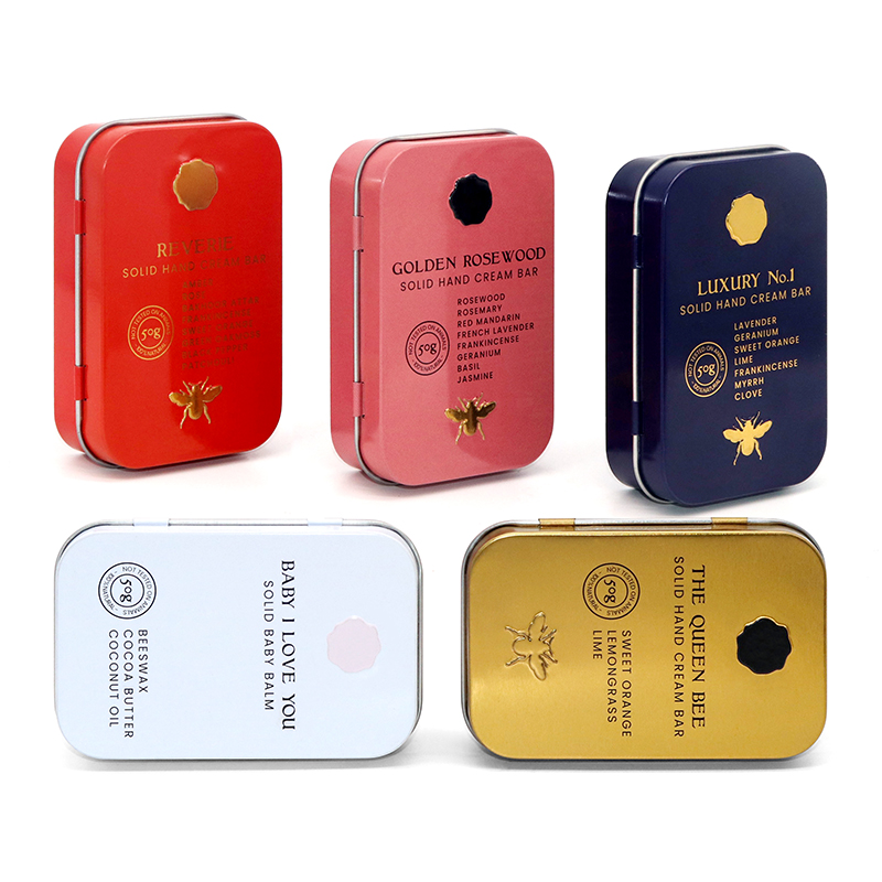 Custom Printed Tin Box Packaging Square Metal Chocolate Tin Box Tea Box Gift Box