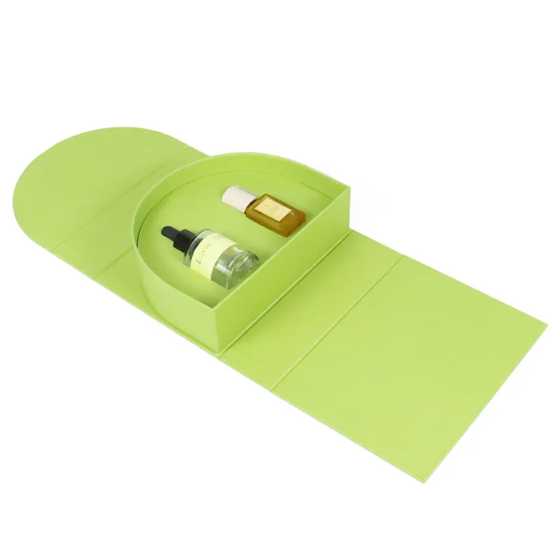 Elegant Custom White Cardboard Perfume Packaging with EVA Insert