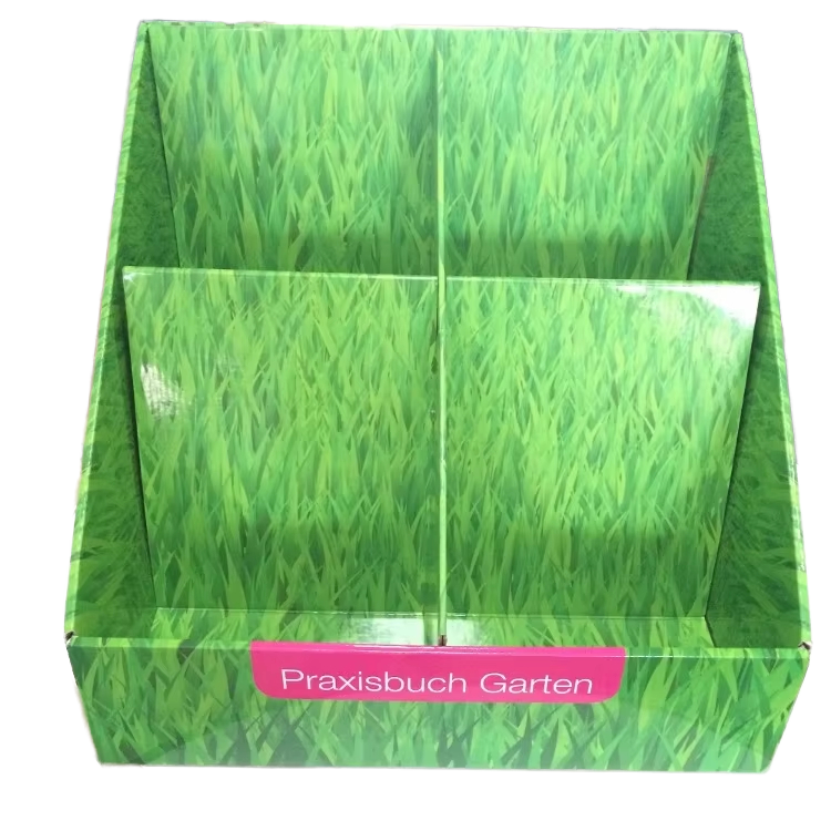 Custom Eco-friendly Supermarket PDQ Display Cardboard Box Custom Color Logo for Counter Top POS Retail Store Shopping Showcase