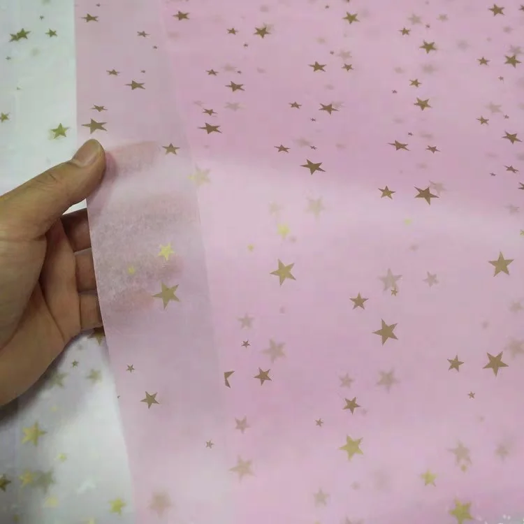 Luxury Branded Colored Printed Clothes Personalized Custom Wrapping Gold Packaging Tissue Paper Logo for Shoe Box