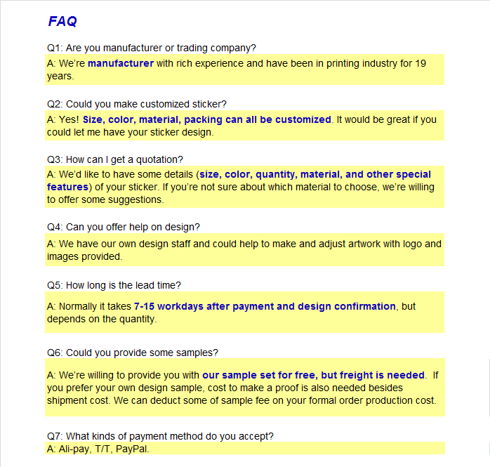 FAQ Image