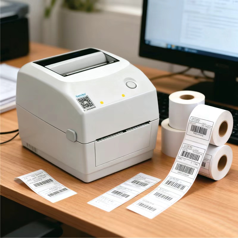 Thermal Label Printer USB Interface 203dpi Barcode Printer in Stock