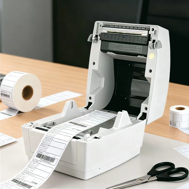 Thermal Label Printer USB Interface 203dpi Barcode Printer in Stock