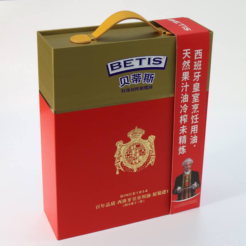 Custom Printed Matte Paperboard Rigid Box for Oil Bottle Packaging Gift &amp; Craft Use with Embossing and Glossy Lamination