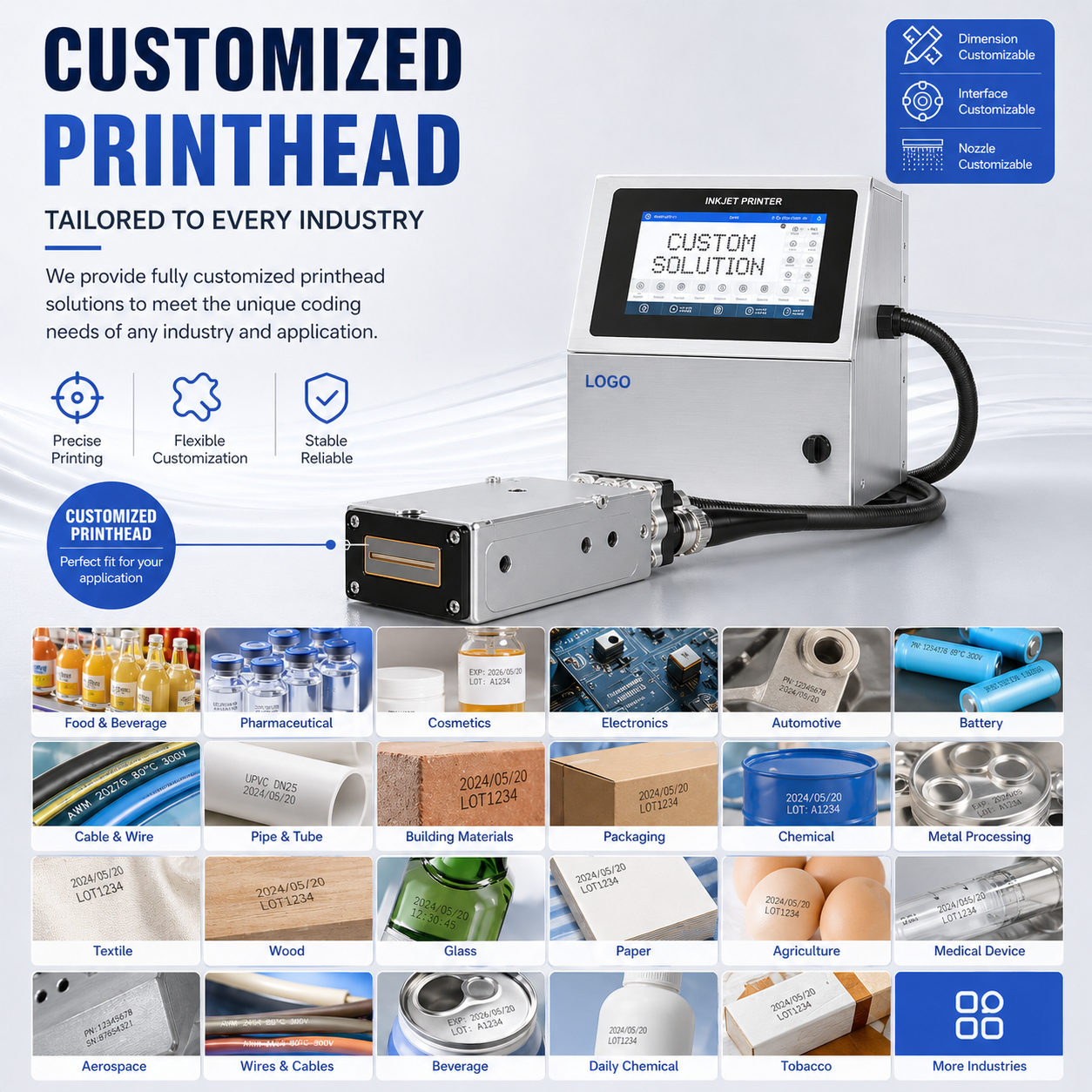 High Precision UV Inkjet Printer for Kraft Paper Bags Packaging Bags Personalized Design Printing Line Supplier Factory Sale