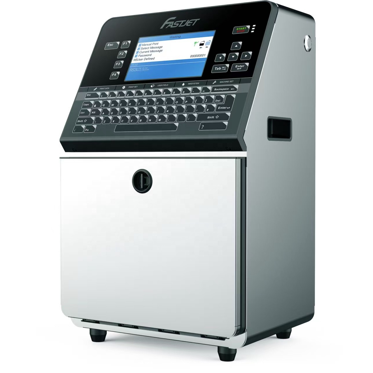 New High-Speed Automatic Inkjet Product Label Printers 220-240V Beverage Industry Flex/Egg/Lever Leather Compatibility 1 Year