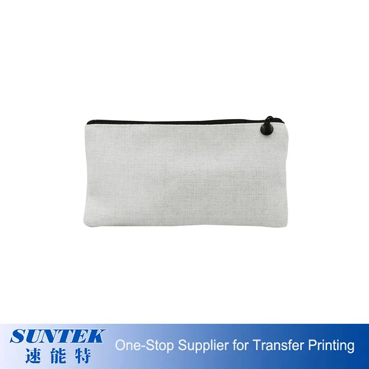 Women Cosmetic Bag Printed Cotton Linen Blank Cosmetic Makeup Bag Promotional