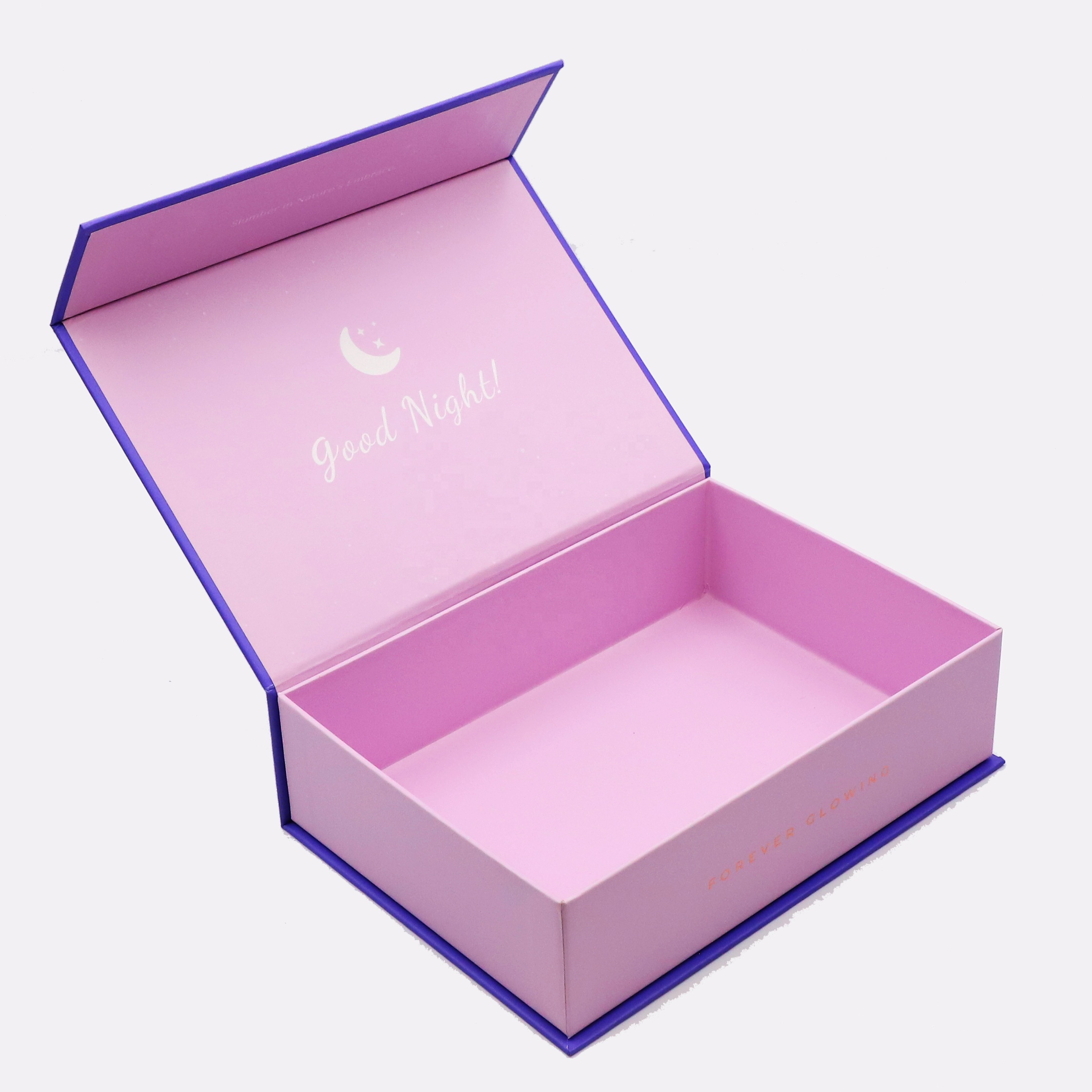Popular Paper Satin Gift Box Packaging Recyclable Magnet Packaging Rigid Box Custom Logo Cosmetics Paperboard Gift Magnetic Box