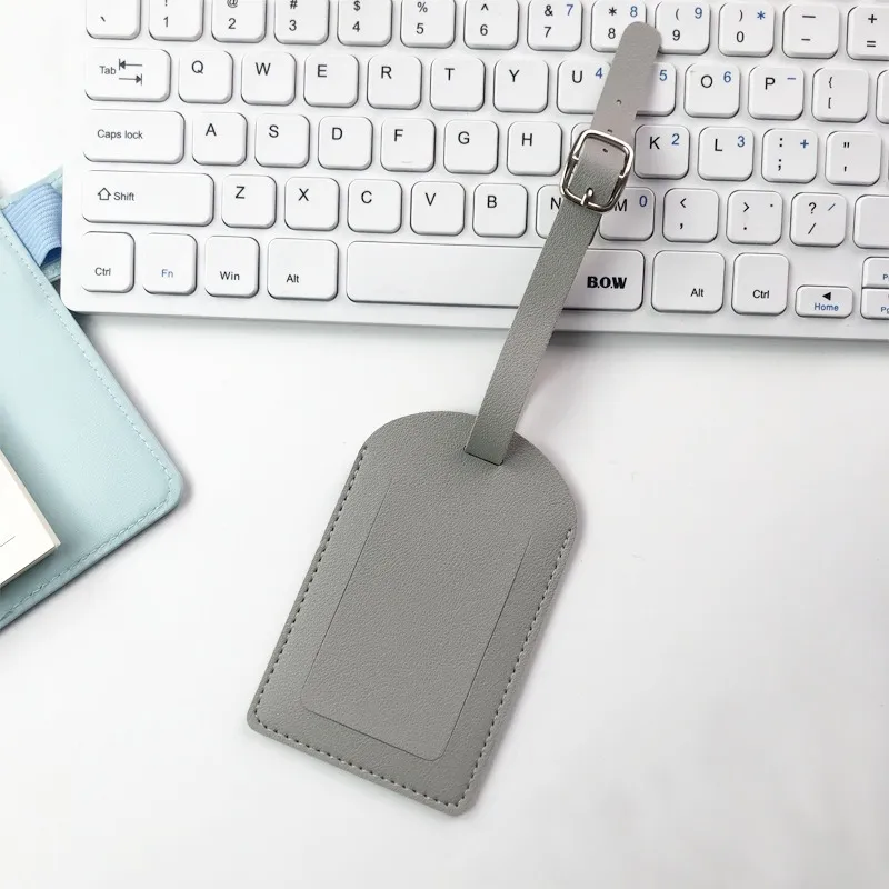 PU Leather Travel Luggage Tag Option 6