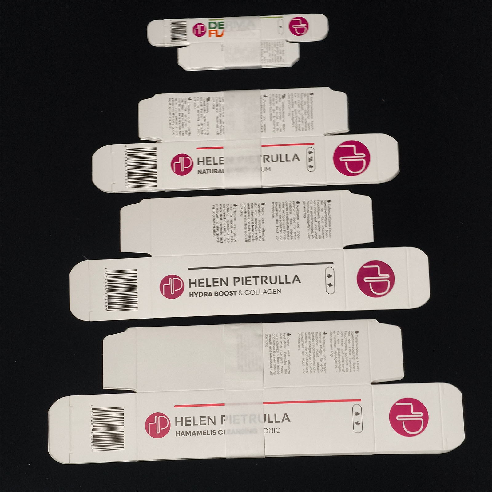 Printing Factory Custom Cosmetic Paper Box Sevice Foldable Cosmetic Paper Box for Balm Lipstick Lotion Serum Packaging