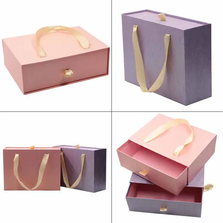 Custom Drawer Box Gift Box Carton Packaging Cosmetic Perfume Product Folding Box with Insert Sample