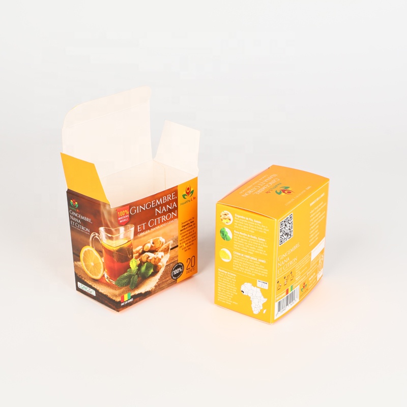 Custom Printing Packaging Paper Boxes Tea Coffee Box Luxury Eco Friendly Gift Cardboard Paper Box Wholesale Soy Ink Food Grade