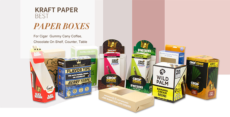 White Cardboard Display Packaging Box