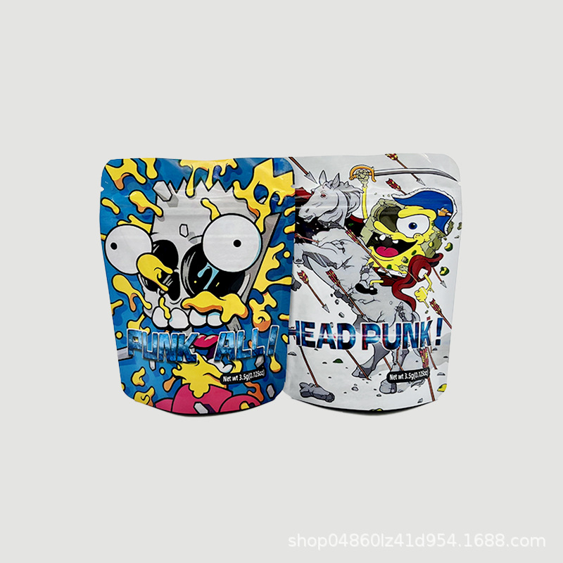 Cross-Border E-Commerce Packaging 3.5g PE Zipper Bag Ready Stock for Pet Food Sugar Jelly In-Store Delivery