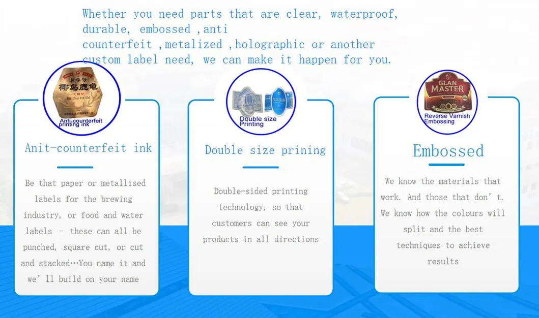 Custom Roll Private Packaging Label Printing for Cosmetic Bottle Custom Printing Label