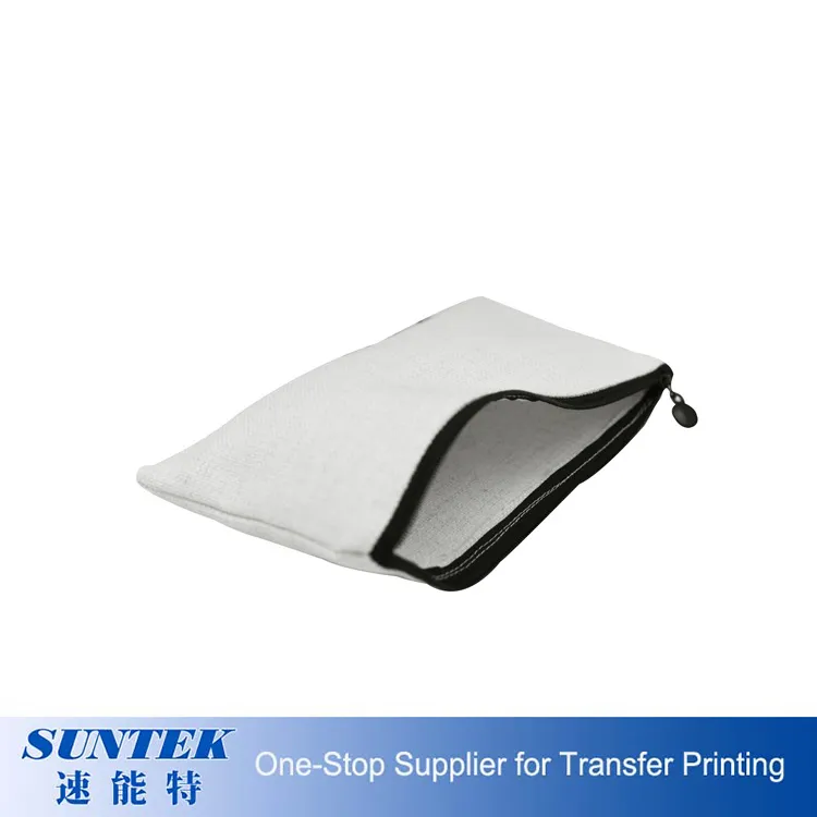 Women Cosmetic Bag Printed Cotton Linen Blank Cosmetic Makeup Bag Promotional