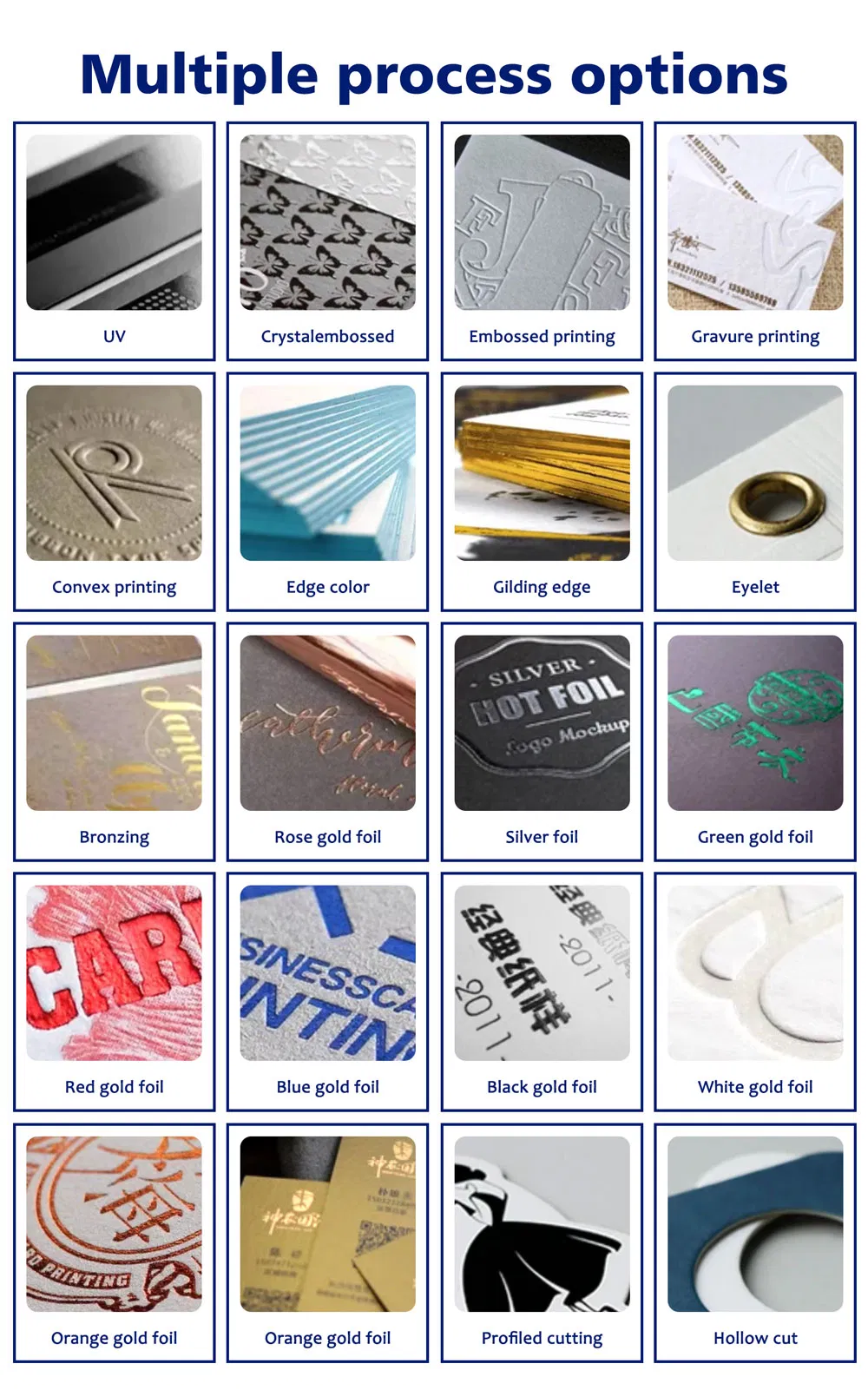Packaging folding card custom printing 9