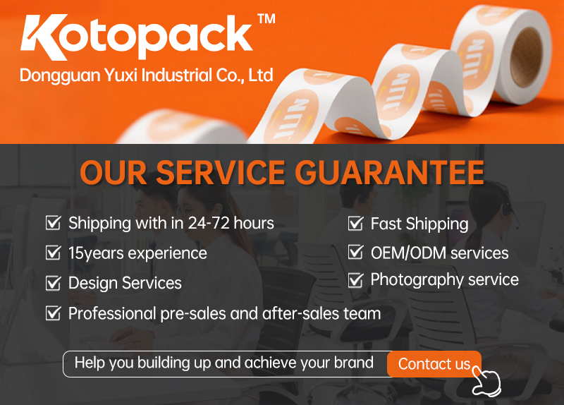 Customised Packaging Sticker Printing Banner