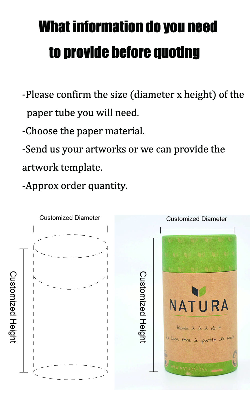Wholesale Biodegradable Custom Printed Food Grade Kraft Tea Canister Eco Friendly Loose Leaf Tea Storage Packaging Container