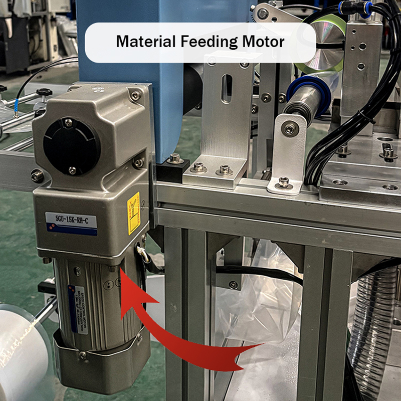 Automatic Plastic Bag Folding Machine Film Folding Equipment with PLC Core Components