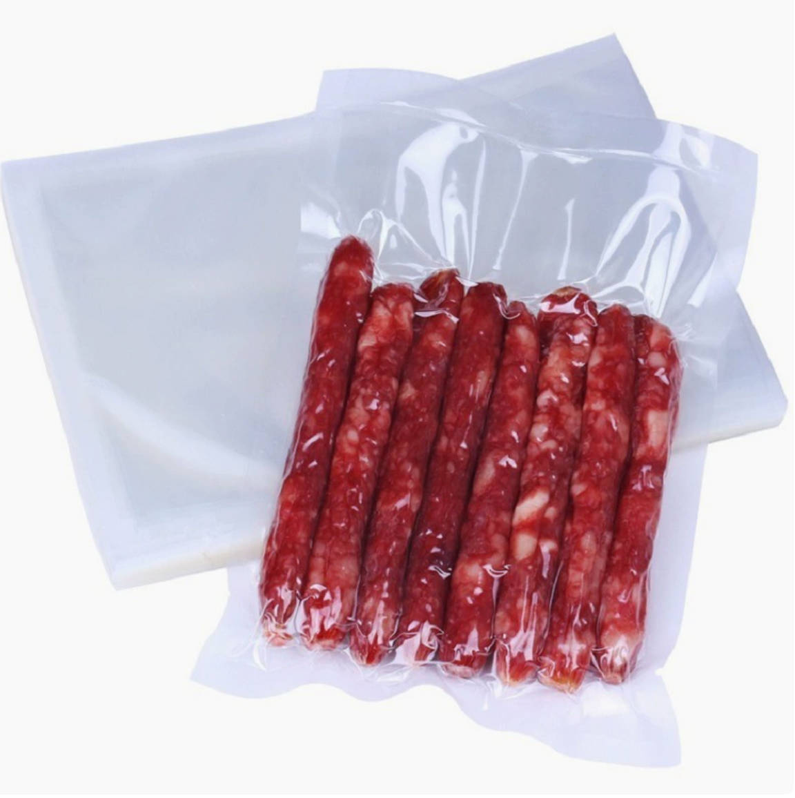 Food Grade PET Recyclable Vacuum Bags Commercial Gravure Printed Zipper Top Packaging Bags with Custom Printing