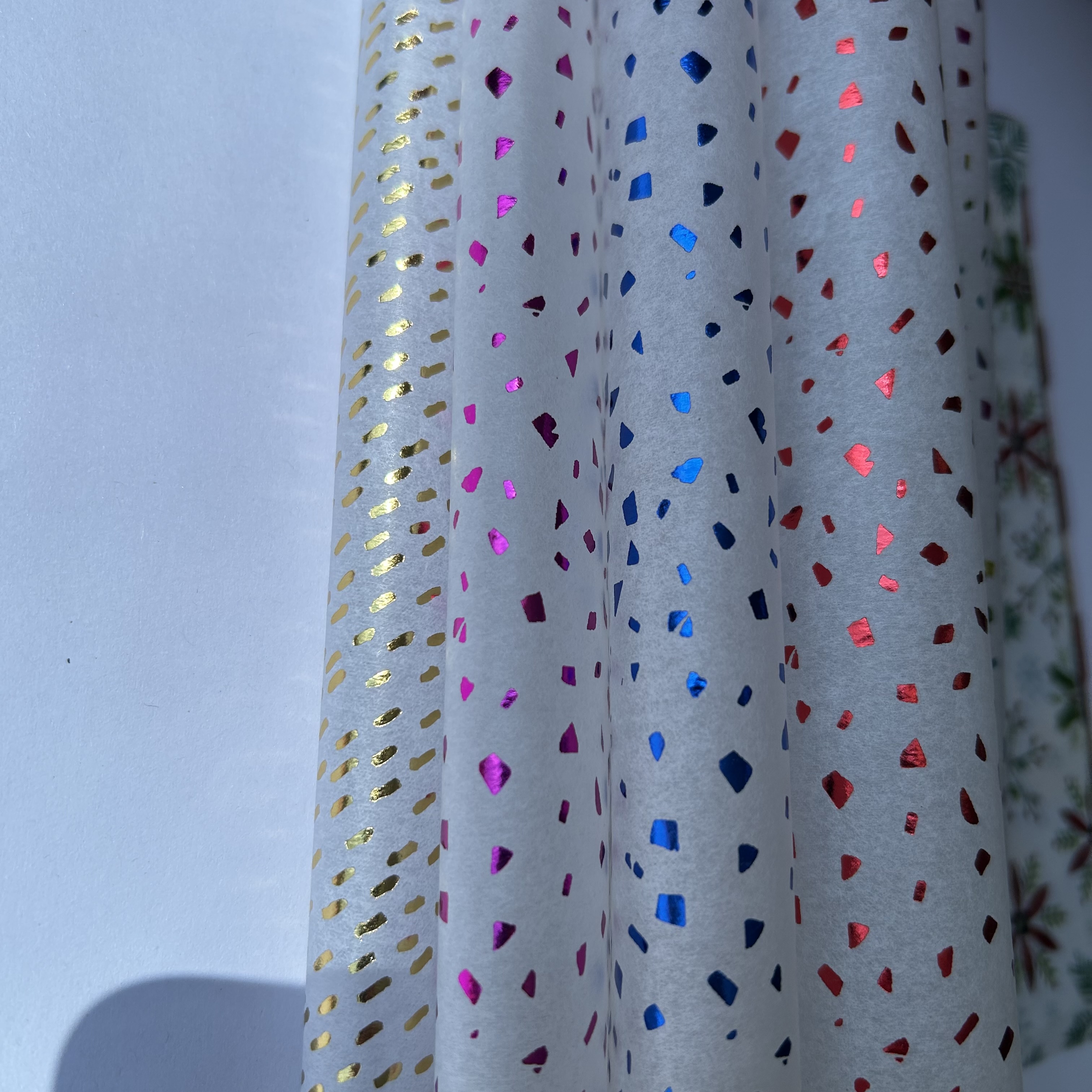 Luxury Branded Colored Printed Clothes Personalized Custom Wrapping Gold Packaging Tissue Paper Logo for Shoe Box
