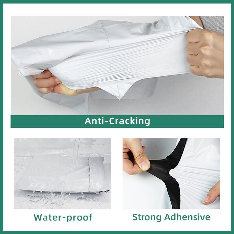 Clothes Shipping Package Mailing Polymailer Bag Envelope Poly Mailer Custom Print Logo Waterproof Tear Proof Mailer Bag