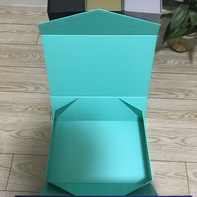 Foldable Luxury Color Small Large Gift Packaging Folding Box Carton Printed Garment