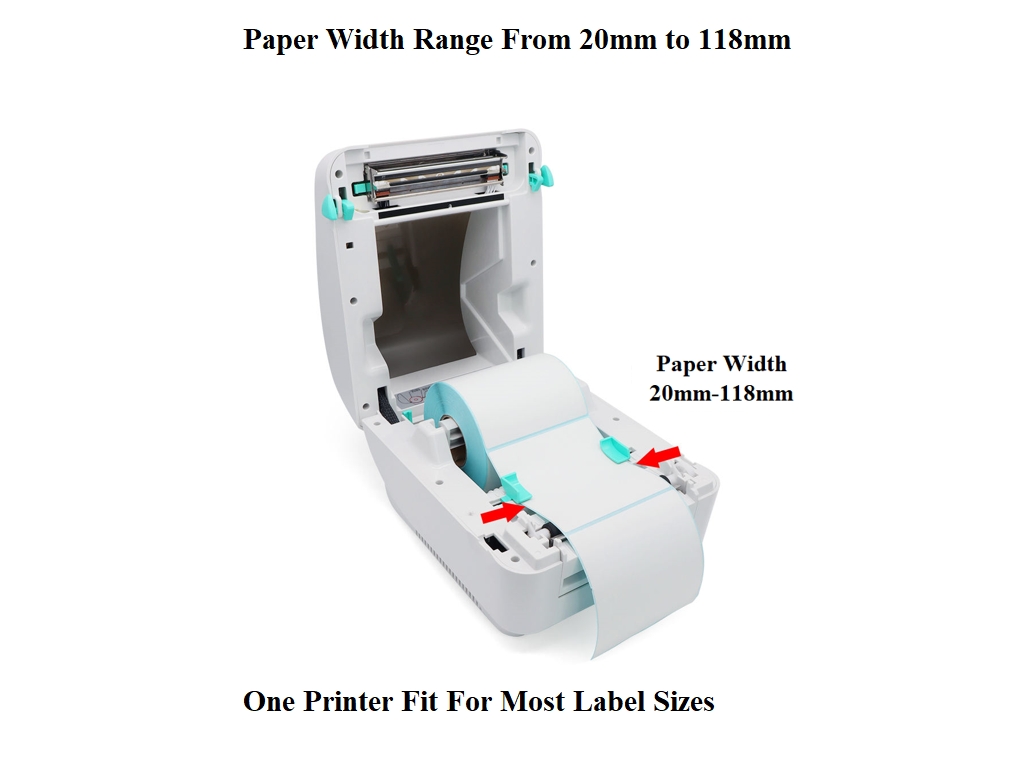 4 Inch Direct Thermal Label Printer Airway Bill Shipping Label for Carton Box and Warehouse Logistics in Stock USB