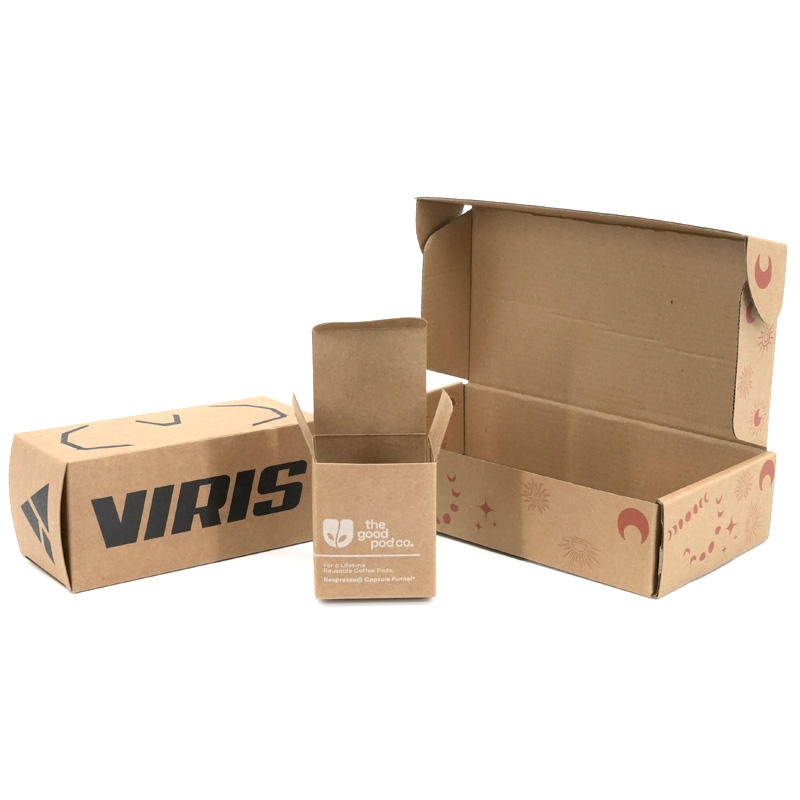 Custom Size Kraft Corrugated Box with Full Color Printing for Gift Packaging