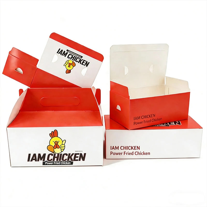 Wholesale Custom Logo Printed Paper Packaging Cardboard Foldable Storage Carton Color Food Folding Box