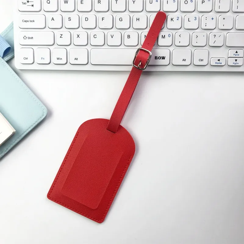 PU Leather Travel Luggage Tag Option 8