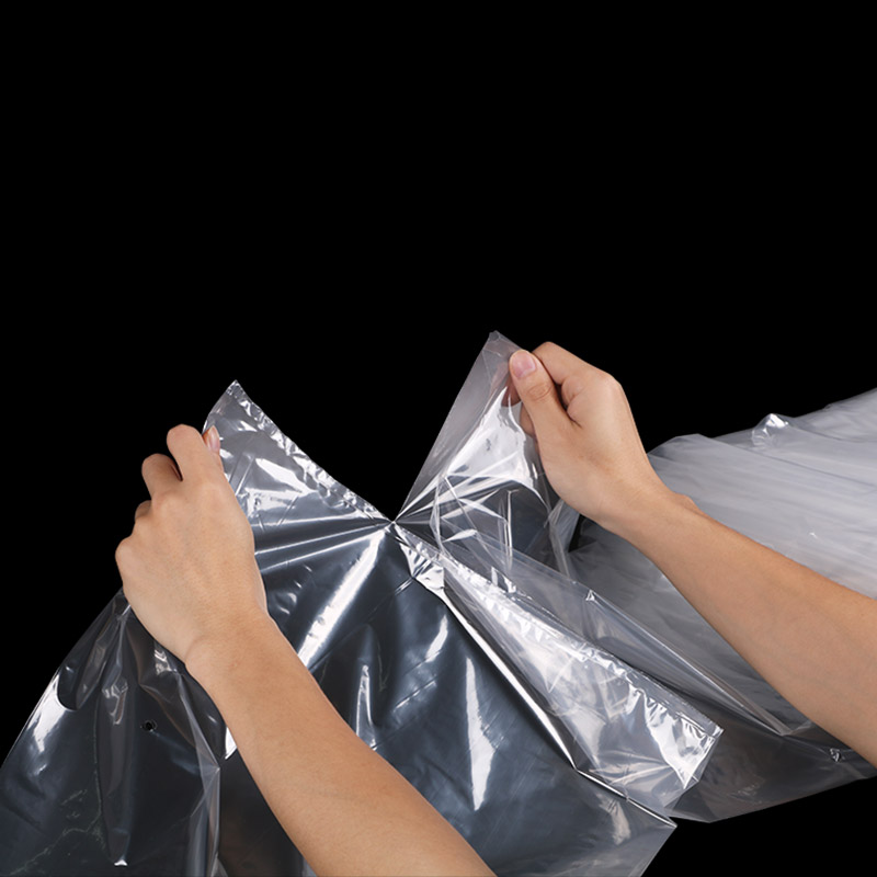 Custom Printed Fanfolded Perforated Poly Pre-Opened Auto Packaging Bags
