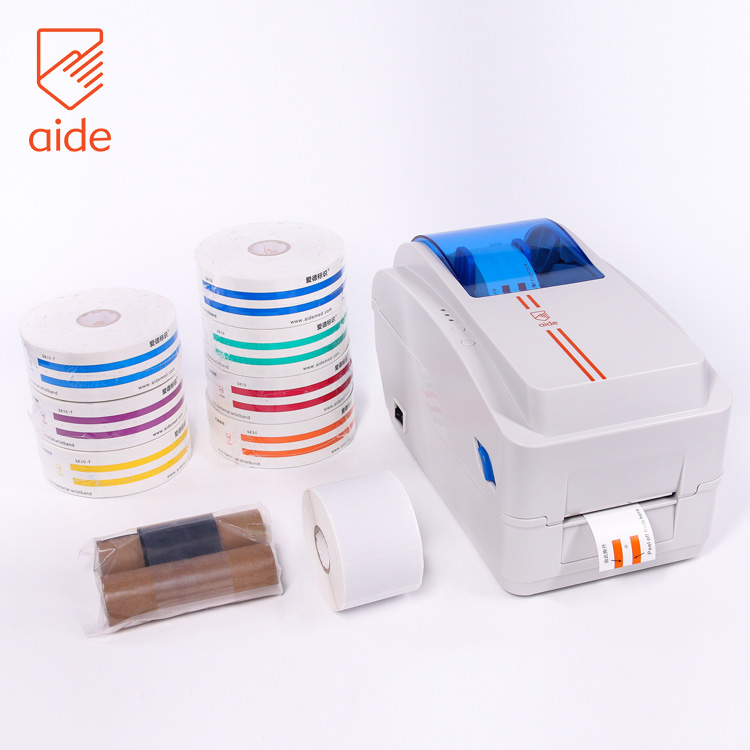 High Speed Portable Desktop Satin Paper Digital Care Barcode Thermal Roll to Roll Label Printer