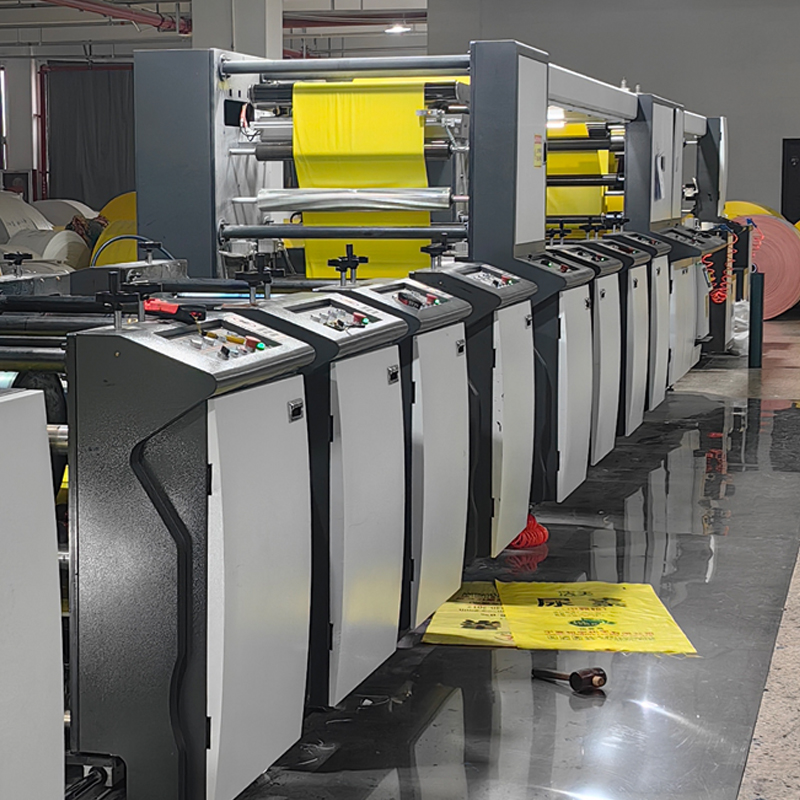 Advanced UV Curing Automatic Flexographic Printer for Flexible Packaging Film Lamination High Precision Registration System