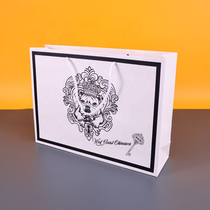 Custom Printed Paper Shipping Bags with Digital Printing and Magnetic Closure for Durable Ecommerce Clothing Packaging
