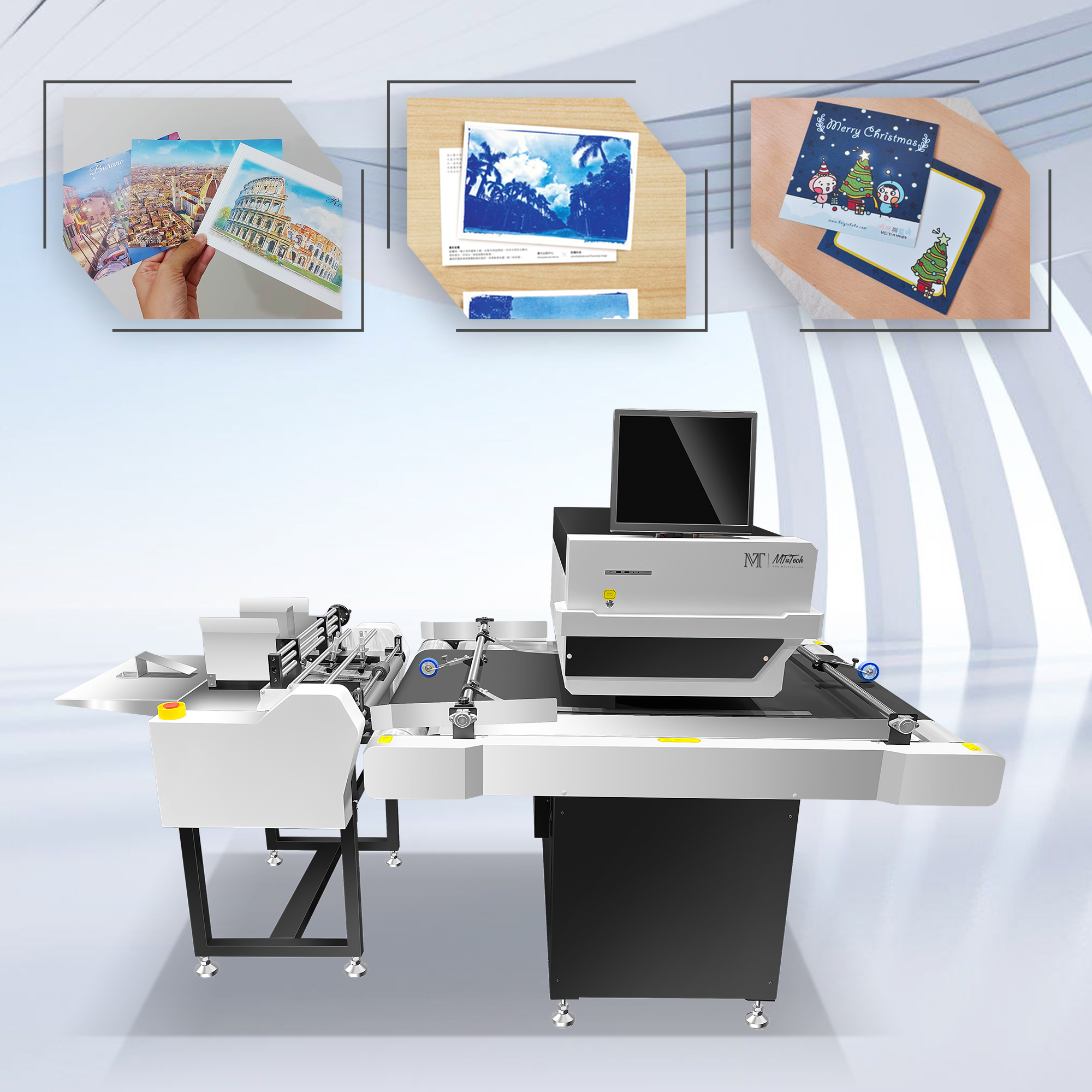 MTuTech Professional Digital Single Pass Printer for Cardboard Corrugated Packaging Printing