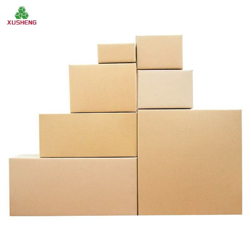 Custom Size 3 5 7 Layer Corrugated Cardboard Product Storage Commercial Kraft Paper Eco Shipping Packaging Carton Box for Pack