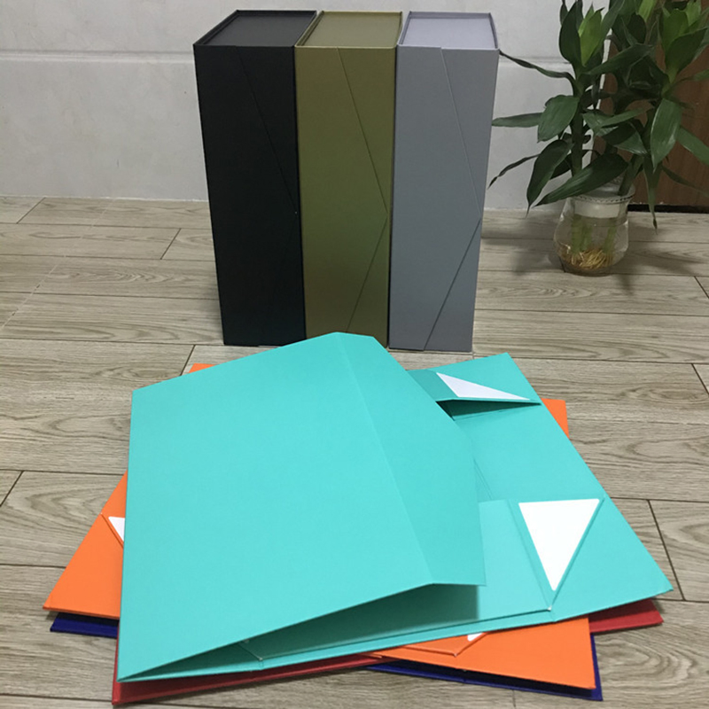 Foldable Luxury Color Small Large Gift Packaging Folding Box Carton Printed Garment