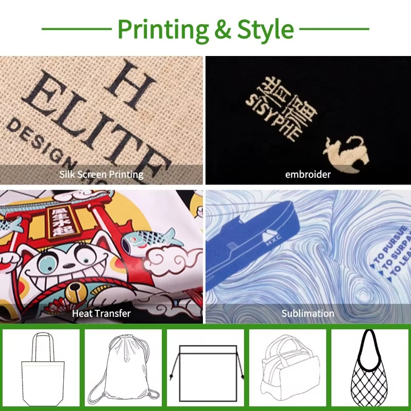 OEM &amp; ODM Customized Logo Dustproof Canvas Bags Cotton Drawstring Packaging Bags Promotional