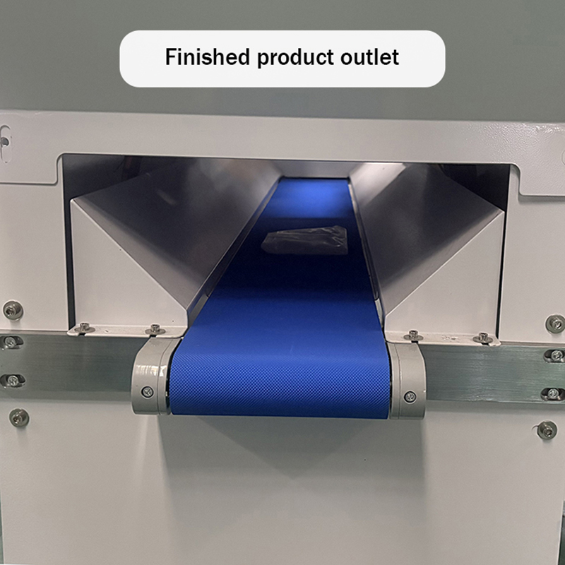 Automatic Plastic Bag Folding Machine Film Folding Equipment with PLC Core Components