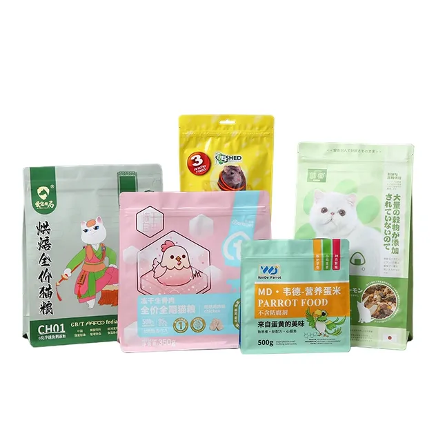 Stand up Pouch for Multi Pack Dog Cat Food Bag Packaging