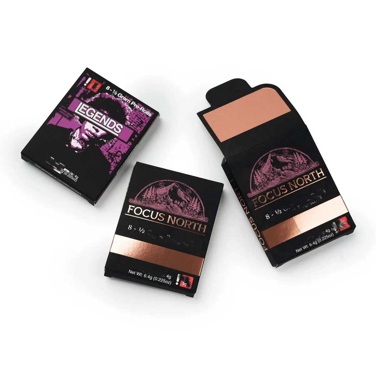 High Quality Custom Laser Paper Box Printing with Child Resistant Lock for Small Gift Packaging
