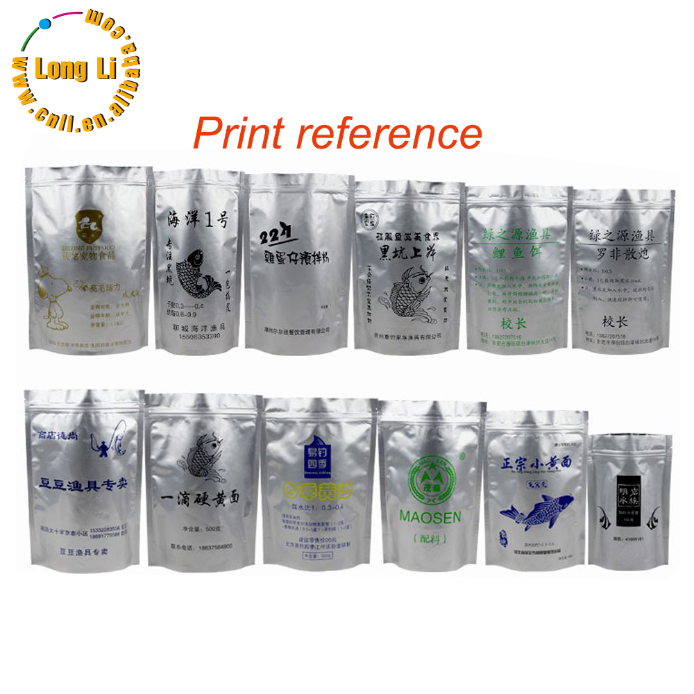 Wholesale Customized Moisture Proof Gravure Printed Stand up Resealable Zipper Food Aluminium Foil Mylar Packaging for Packing