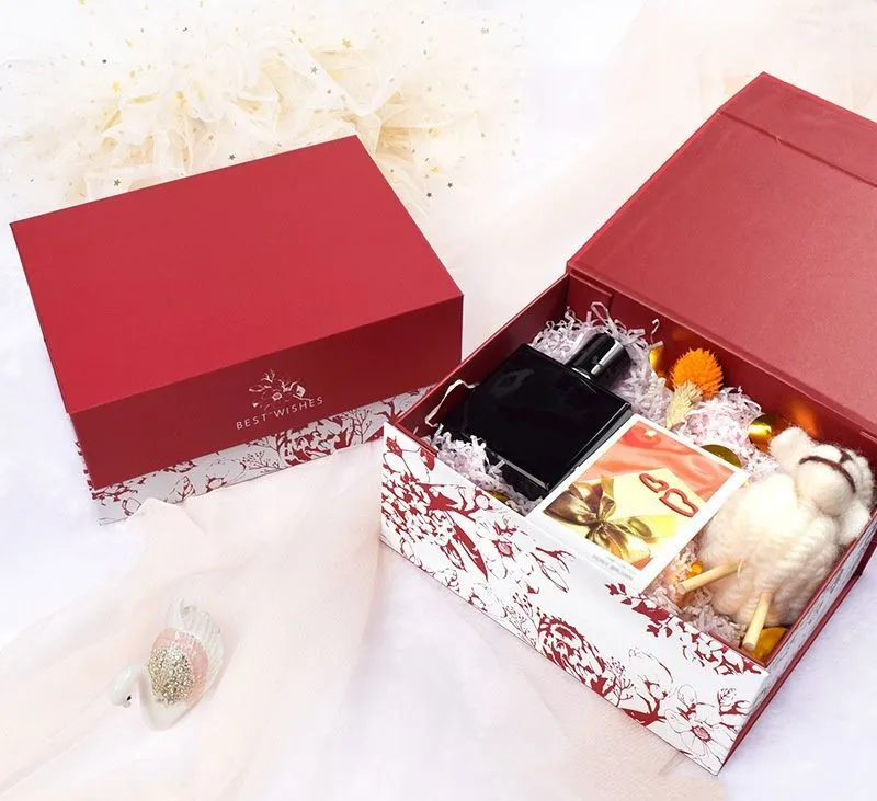Custom Printed Logo Foldable Rigid Cardboard Clothes Shoes Wig Gift Carton Box