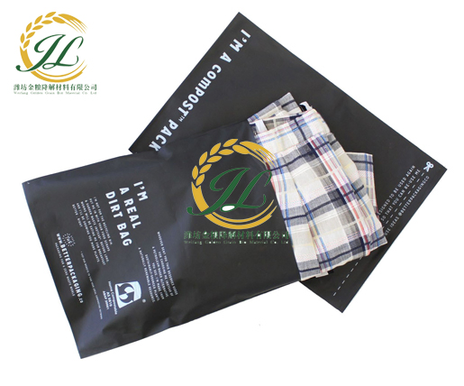 PLA Pbat Printed Biodegradable Sustainable Eco Compostable Plastic Poly Mailer Mailing Shipping Bags for Clothing Packaging