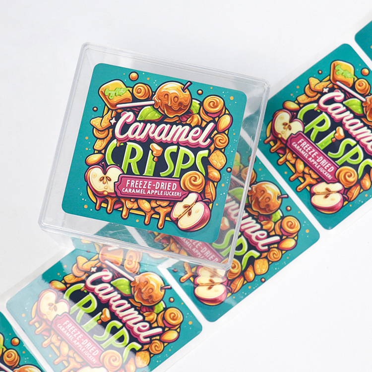 Custom label stickers option 4